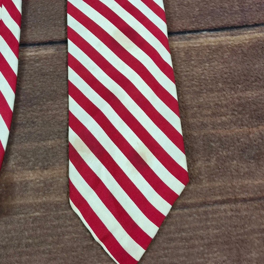Polo Ralph Lauren Tie Mens One Size Red White Blue Good American Flag Silk